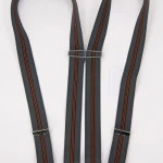 Bretels | Grijs Blauw Gestreept