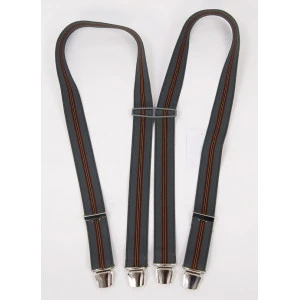 Bretels | Grijs Blauw Gestreept