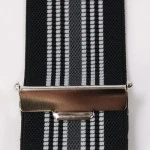 Bretels Clips | Zwart Gestreept | www.pietkoopmans.nl