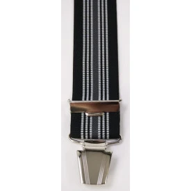 Bretels Clips | Zwart Gestreept