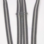 Bretels Clips | Jeans Grijs Gestreept | www.pietkoopmans.nl