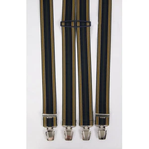 Bretels Clips | Geel Navy Olijf
