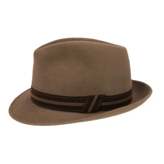 Klassieke Trilby Hoed | Taupe | www.pietkoopmans.nl