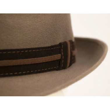 Klassieke Trilby Hoed | Taupe | www.pietkoopmans.nl