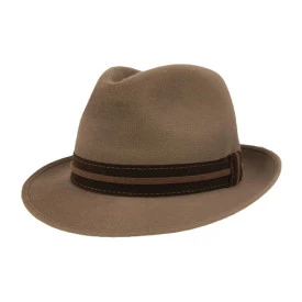 Klassieke Trilby Hoed | Taupe