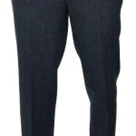 M.E.N.S. Pantalon Wol | Blauw Geruite Broek