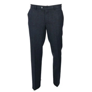 M.E.N.S. Pantalon Wol | Blauw Geruite Broek