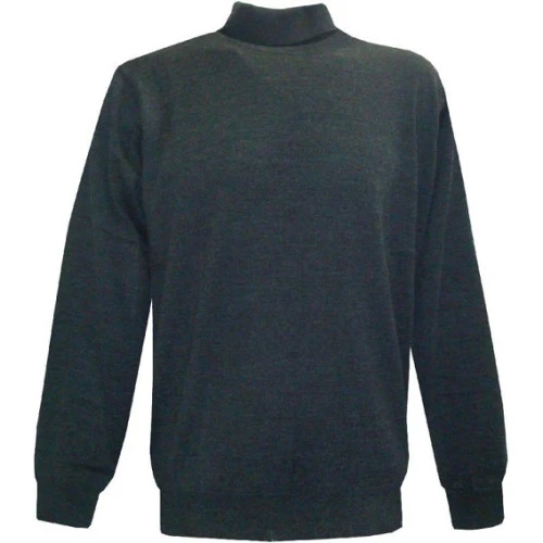 Monte Carlo Col Pullover | Antraciet | www.pietkoopmans.nl