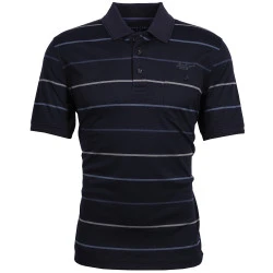 Monte Carlo Polo Korte Mouwen | Gestreept Marine