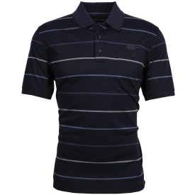 Monte Carlo Polo Korte Mouwen | Gestreept Marine