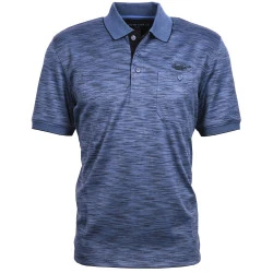 Monte Carlo Polo Korte Mouwen | Gestreept Indigo