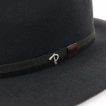 Panizza Fedora Wolvilt Hoed | Antraciet | www.pietkoopmans.nl