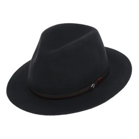 Panizza Fedora Wolvilt Hoed | Antraciet