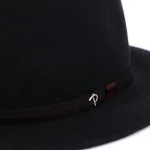 Panizza Fedora Wolvilt Hoed | Zwart | www.pietkoopmans.nl