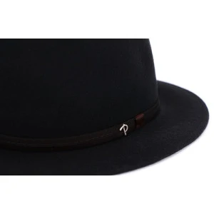 Panizza Fedora Wolvilt Hoed | Zwart