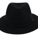 Panizza Fedora Wolvilt Hoed | Zwart | www.pietkoopmans.nl