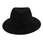 Panizza Fedora Wolvilt Hoed | Zwart | www.pietkoopmans.nl
