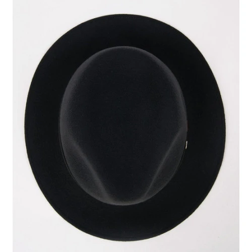 Panizza Fedora Wolvilt Hoed | Zwart | www.pietkoopmans.nl
