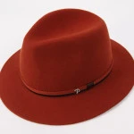 Panizza Fedora Wolvilt Hoed | Terra | www.pietkoopmans.nl
