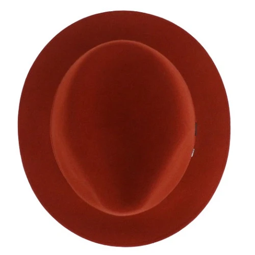 Panizza Fedora Wolvilt Hoed | Terra | www.pietkoopmans.nl