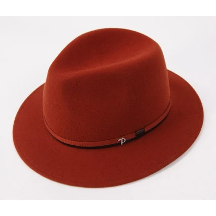 Panizza Fedora Wolvilt Hoed | Terra | www.pietkoopmans.nl