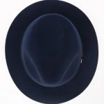 Panizza Fedora Wolvilt Hoed | Marine | www.pietkoopmans.nl