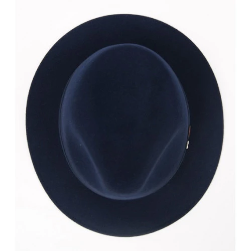 Panizza Fedora Wolvilt Hoed | Marine | www.pietkoopmans.nl