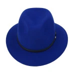 Panizza Fedora Wolvilt Hoed | Kobalt | www.pietkoopmans.nl