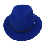 Panizza Fedora Wolvilt Hoed | Kobalt | www.pietkoopmans.nl