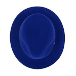 Panizza Fedora Wolvilt Hoed | Kobalt | www.pietkoopmans.nl