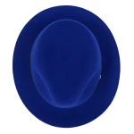Panizza Fedora Wolvilt Hoed | Kobalt | www.pietkoopmans.nl
