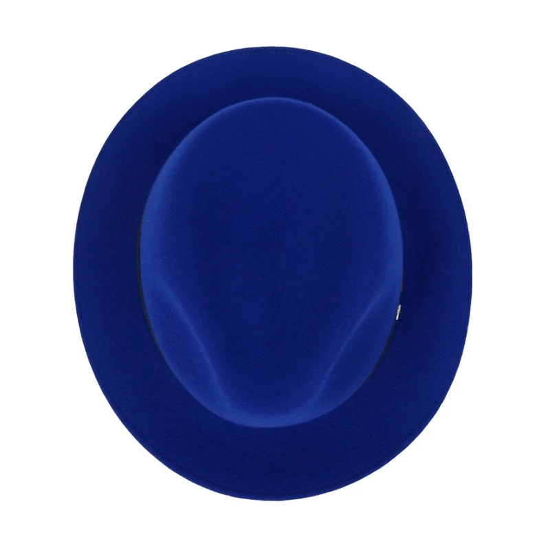 Panizza Fedora Wolvilt Hoed | Kobalt | www.pietkoopmans.nl