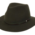 Panizza Fedora Wolvilt Hoed | Groen | www.pietkoopmans.nl