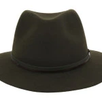 Panizza Fedora Wolvilt Hoed | Groen | www.pietkoopmans.nl
