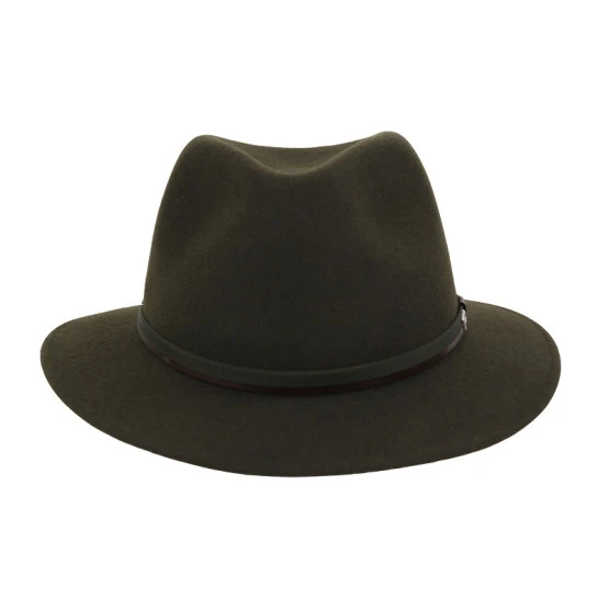 Panizza Fedora Wolvilt Hoed | Groen | www.pietkoopmans.nl