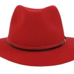 Panizza Fedora Wolvilt Hoed | Licht Rood | www.pietkoopmans.nl