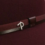 Panizza Fedora Wolvilt Hoed | Bordeaux | www.pietkoopmans.nl