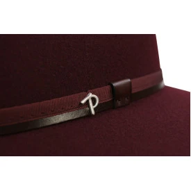 Panizza Fedora Wolvilt Hoed | Bordeaux