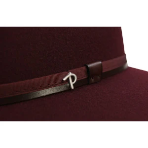 Panizza Fedora Wolvilt Hoed | Bordeaux
