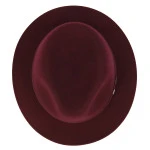 Panizza Fedora Wolvilt Hoed | Bordeaux | www.pietkoopmans.nl