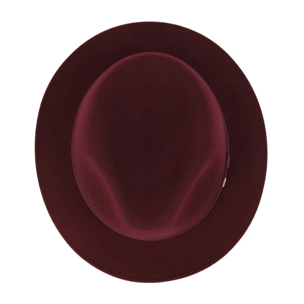 Panizza Fedora Wolvilt Hoed | Bordeaux | www.pietkoopmans.nl