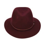 Panizza Fedora Wolvilt Hoed | Bordeaux | www.pietkoopmans.nl
