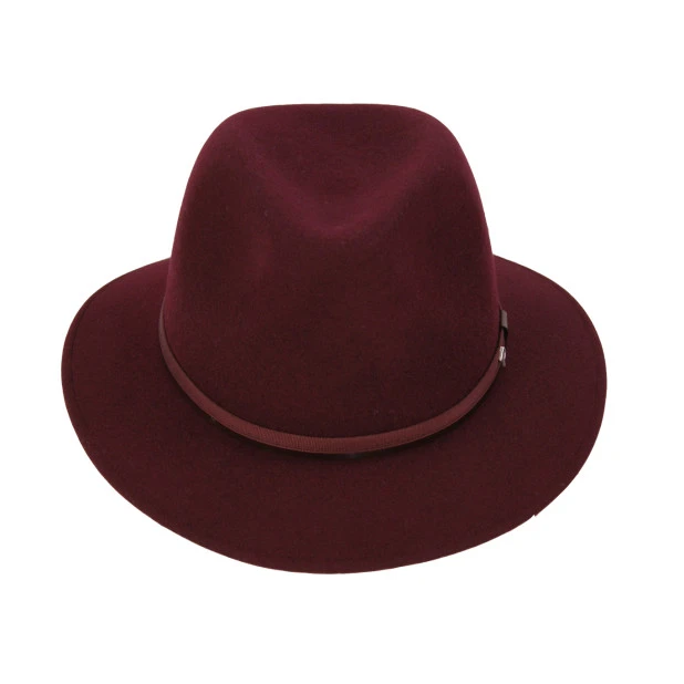 Panizza Fedora Wolvilt Hoed | Bordeaux | www.pietkoopmans.nl