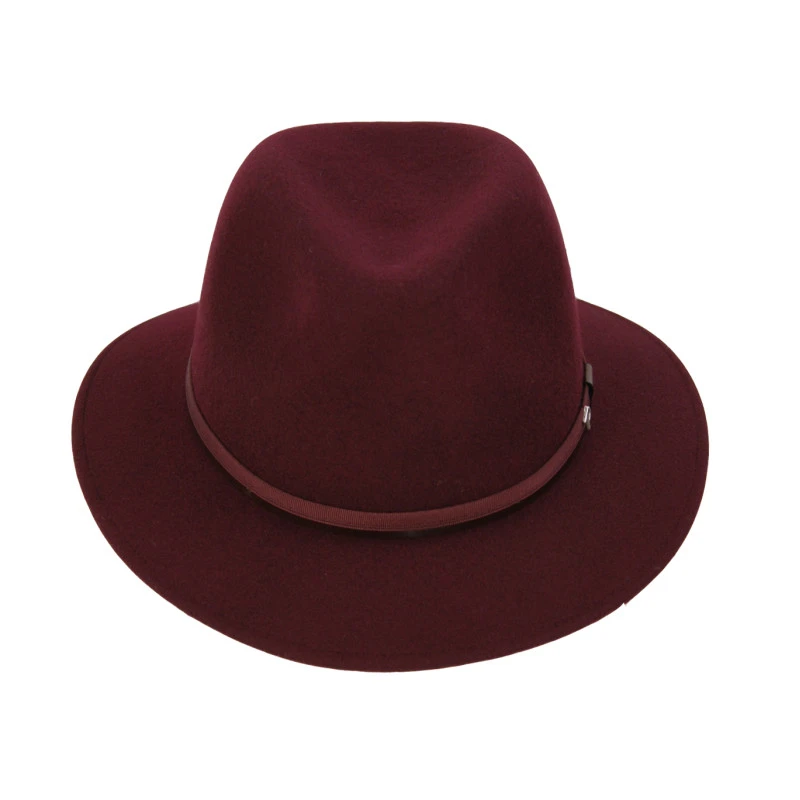 Panizza Fedora Wolvilt Hoed | Bordeaux | www.pietkoopmans.nl
