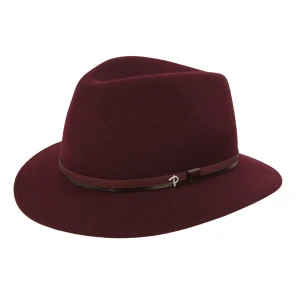 Panizza Fedora Wolvilt Hoed | Bordeaux
