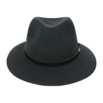 Panizza Fedora Wolvilt Hoed | Donkergrijs | www.pietkoopmans.nl