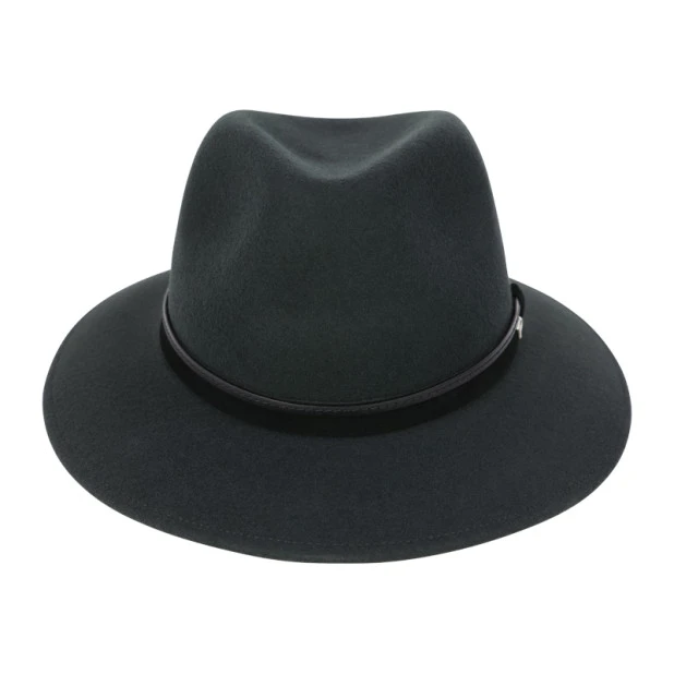 Panizza Fedora Wolvilt Hoed | Donkergrijs | www.pietkoopmans.nl