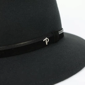 Panizza Fedora Wolvilt Hoed | Donkergrijs