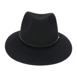 Panizza Fedora Wolvilt Hoed | Black | www.pietkoopmans.nl