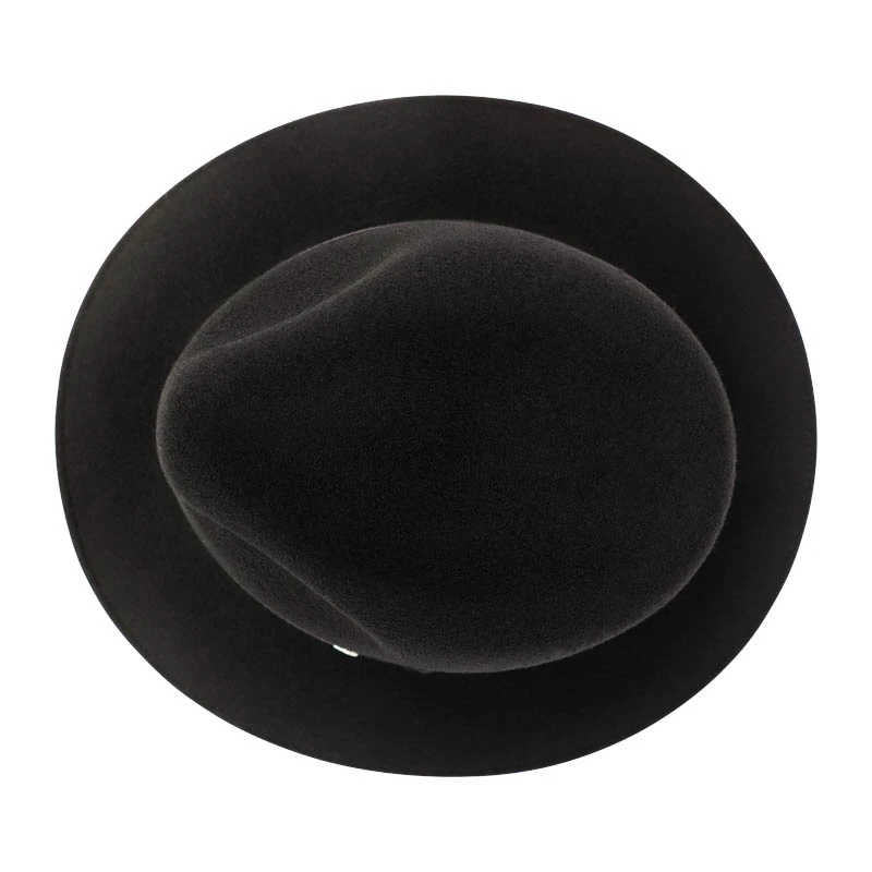 Panizza Fedora Wolvilt Hoed | Black | www.pietkoopmans.nl